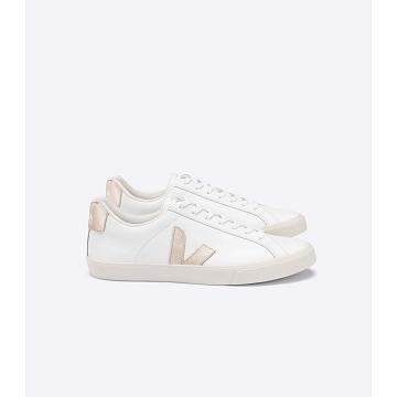 Veja ESPLAR LEATHER Sneakers Dames White/Brown | NL 606TCE